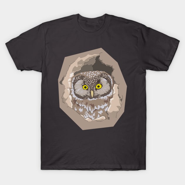 Digital Owl T-Shirt by Winterplay